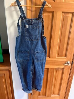 Lucy & Yak Indigo Blue Denim Dungarees